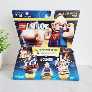 🟦 LEGO Dimensions The Goonies Level Pack Set 71267 – Sloth Minifigure Complete